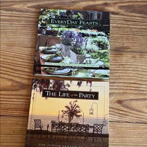 Junior League of Tampa recipe books: Everyday Feasts and The Life of the Party